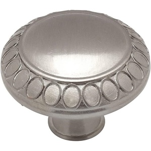 image:imageCosmas 7175SN Satin Nickel Cabinet Hardware Round Knob  1516 Inch Diameter