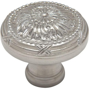 image:imageCosmas 9460SN Satin Nickel Cabinet Hardware Round Knob  114 Diameter