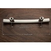 image:imageCosmas 10 Pack 23633SN Satin Nickel Subtle Arch Cabinet Hardware Handle Pull  3 Inch 76mm Hole Centers25 Pack