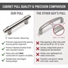 image:imageCosmas 25 Pack 1613SN Satin Nickel Contemporary Bar Cabinet Handle Pull  3 Inch 76mm Hole Centers