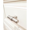 image:imageCosmas 5 Pack 181SN Satin Nickel Contemporary Bar Cabinet Handle Pull TKnob  238 Overall Length