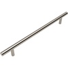 image:image10 Pack  Cosmas 404224SN Satin Nickel Solid Steel Construction 38 Inch Slim Line Euro Style Cabinet Hardware Bar Pull  878 Inch 224mm Hole Centers