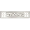 image:imageCosmas 10 Pack 10552SN Satin Nickel Hammered Cabinet Knob Backplate Back Plate