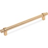 image:imageCosmas 10 Pack 161160BG Brushed Gold Contemporary Bar Cabinet Handle Pull  6516 Inch 160mm Hole Centers