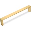 image:imageCosmas 10 Pack 3133160BG Brushed Gold Contemporary Cabinet Hardware Handle Pull  6516 Inch 160mm Hole Centers