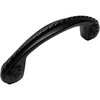 image:imageCosmas 10 Pack 4114FB Flat Black RopeScroll Cabinet Hardware Handle Pull  3 Inch 76mm Hole Centers