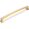image:imageCosmas 10 Pack 755192BG Brushed Gold Contemporary Cabinet Hardware Handle Pull  712 Inch 192mm Hole Centers