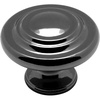 image:imageCosmas 10 Pack 9971BN Black Nickel Cabinet Hardware 3Ring Round Knob  114 Inch Diameter