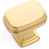 image:imageCosmas 1488BG Brushed Gold Contemporary Cabinet Hardware Knob  1316 Length