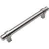 image:imageCosmas 161128SN Satin Nickel Contemporary Bar Cabinet Handle Pull  5 128mm Hole Centers