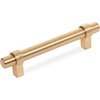 image:imageCosmas 16135BG Brushed Gold Contemporary Bar Cabinet Handle Pull  312 Inch 89mm Hole Centers