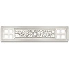 image:imageCosmas 25 Pack 10552SN Satin Nickel Hammered Cabinet Knob Backplate Back Plate