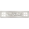 image:imageCosmas 5 Pack 10552SN Satin Nickel Hammered Cabinet Knob Backplate Back Plate