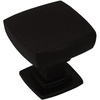 image:imageCosmas 5 Pack 5232FB Flat Black Contemporary Square Cabinet Knob