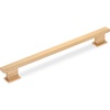 image:imageCosmas 702192BG Brushed Gold Contemporary Cabinet Hardware Handle Pull  712 Inch 192mm Hole Centers