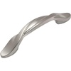 image:imageCosmas 9009SN Satin Nickel Twist Cabinet Hardware Handle Pull  3 Inch 76mm Hole Centers