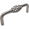image:imageCosmas 999296SN Satin Nickel Birdcage Cabinet Hardware Handle Pull  334 Hole Centers