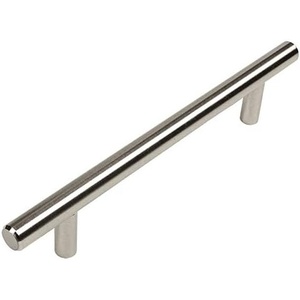image:image10 Pack  Cosmas 3054SN Satin Nickel Cabinet Hardware Euro Style Bar Handle Pull  4 Inch 102mm Hole Centers 638 Overall Length