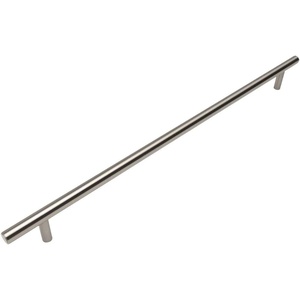 image:image10 Pack  Cosmas 404320SN Satin Nickel Solid Steel Construction 38 Inch Slim Line Euro Style Cabinet Hardware Bar Pull  1258 Inch 320mm Hole Centers