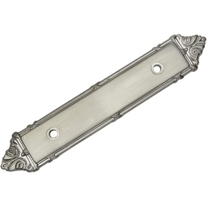 image:image10 Pack  Cosmas 9466SN Satin Nickel Cabinet Hardware Handle Pull BackplateBack Plate  3 Inch 76mm Hole Centers