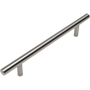 image:image25 Pack  Cosmas 404160SN Satin Nickel Solid Steel Construction 38 Inch Slim Line Euro Style Cabinet Hardware Bar Pull  6516 Inch 160mm Hole Centers