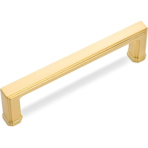image:imageCosmas 10 Pack 194196BG Brushed Gold Modern Cabinet Hardware Handle Pull  334 Inch 96mm Hole Centers