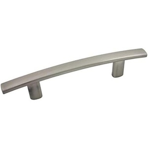 image:imageCosmas 10 Pack 23633SN Satin Nickel Subtle Arch Cabinet Hardware Handle Pull  3 Inch 76mm Hole Centers10 Pack