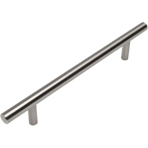 image:imageCosmas 10 Pack 4044SN Satin Nickel Solid Steel Construction 38 Inch Slim Line Euro Style Cabinet Hardware Bar Pull  4 Inch 102mm Hole Centers