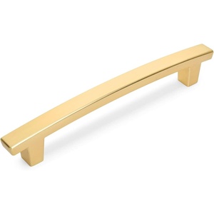 image:imageCosmas 10 Pack 5239BG Brushed Gold Contemporary Cabinet Hardware Handle Pull  5 Inch 128mm Hole Centers