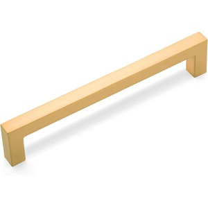 image:imageCosmas 14777128BG Brushed Gold Modern Cabinet Hardware Handle Pull  5 Inch 128mm Hole Centers