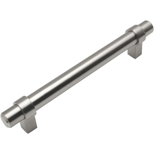 image:imageCosmas 161128SN Satin Nickel Contemporary Bar Cabinet Handle Pull  5 128mm Hole Centers