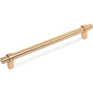 image:imageCosmas 161160BG Brushed Gold Contemporary Bar Cabinet Handle Pull  6516 Inch 160mm Hole Centers