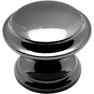 image:imageCosmas 20 Pack 4251BN Black Nickel Cabinet Hardware Round Knob  138 Diameter  Wide Base