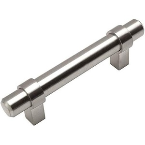 image:imageCosmas 25 Pack 1613SN Satin Nickel Contemporary Bar Cabinet Handle Pull  3 Inch 76mm Hole Centers