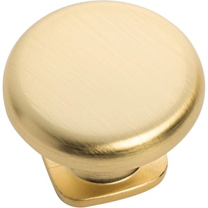 image:imageCosmas 25 Pack 4395BG Brushed Gold Round Solid Cabinet Hardware Knob  114 Diameter