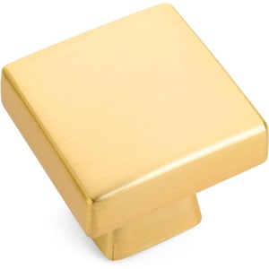 image:imageCosmas 25 Pack 5233BG Brushed Gold Contemporary Square Cabinet Knob  118 Square