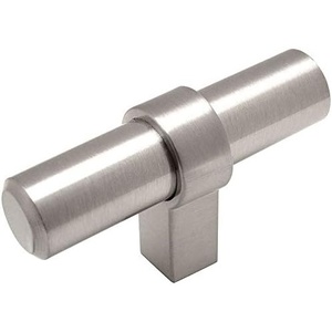image:imageCosmas 5 Pack 181SN Satin Nickel Contemporary Bar Cabinet Handle Pull TKnob  238 Overall Length