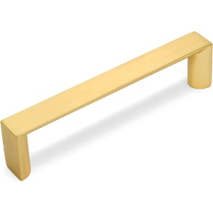 image:imageCosmas 5 Pack 313396BG Brushed Gold Contemporary Cabinet Hardware Handle Pull  334 Inch 96mm Hole Centers
