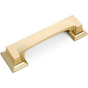 image:imageCosmas 5 Pack 8103BG Brushed Gold Cabinet Hardware Cup Handle Pull  3 Inch 76mm amp 334 Inch 96mm Hole Centers