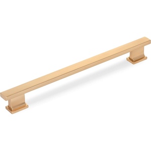 image:imageCosmas 702192BG Brushed Gold Contemporary Cabinet Hardware Handle Pull  712 Inch 192mm Hole Centers