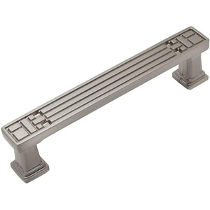 image:imageCosmas 715596SN Satin Nickel Cabinet Hardware Handle Pull  334 96mm Hole Centers