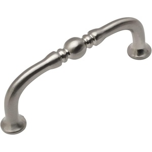 image:imageCosmas 7936SN Satin Nickel Cabinet Hardware Handle Pull  3 Hole Centers