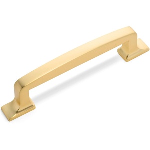 image:imageCosmas 8102BG Brushed Gold Modern Cabinet Hardware Handle Pull  334 Inch 96mm Hole Centers