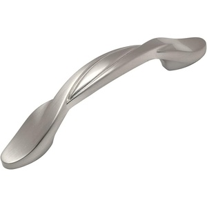 image:imageCosmas 9009SN Satin Nickel Twist Cabinet Hardware Handle Pull  3 Inch 76mm Hole Centers
