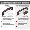 image:imageCosmas 10 Pack 4390ORB Oil Rubbed Bronze Cabinet Pulls  312 89mm Hole Centers Modern Hardware Handles for Kitchen Drawer Bathroom Easy Install Screws Included10
