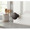 image:imageCosmas 10 Pack 464ORB Oil Rubbed Bronze Leaf Design Cabinet Knob  Decorative Round Knob 114 Inch  Zinc Kitchen Drawer Dresser Furniture Hardware