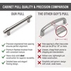image:imageCosmas 25 Pack 161128SN Satin Nickel Contemporary Bar Cabinet Handle Pull  5 128mm Hole Centers