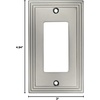 image:imageCosmas 25000SN Satin Nickel Single GFIDecora Rocker Wall Switch Plate Switchplate Cover