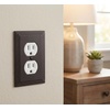 image:imageCosmas 25026ORB Oil Rubbed Bronze Single Duplex Electrical Outlet Wall PlateCover