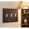 image:imageCosmas 25037ORB Oil Rubbed Bronze Triple Toggle Switchplate Wall Switch Plate CoverTriple Toggle Switch